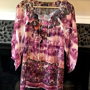 Funky Pretty Boho Blouse - sz 14/16